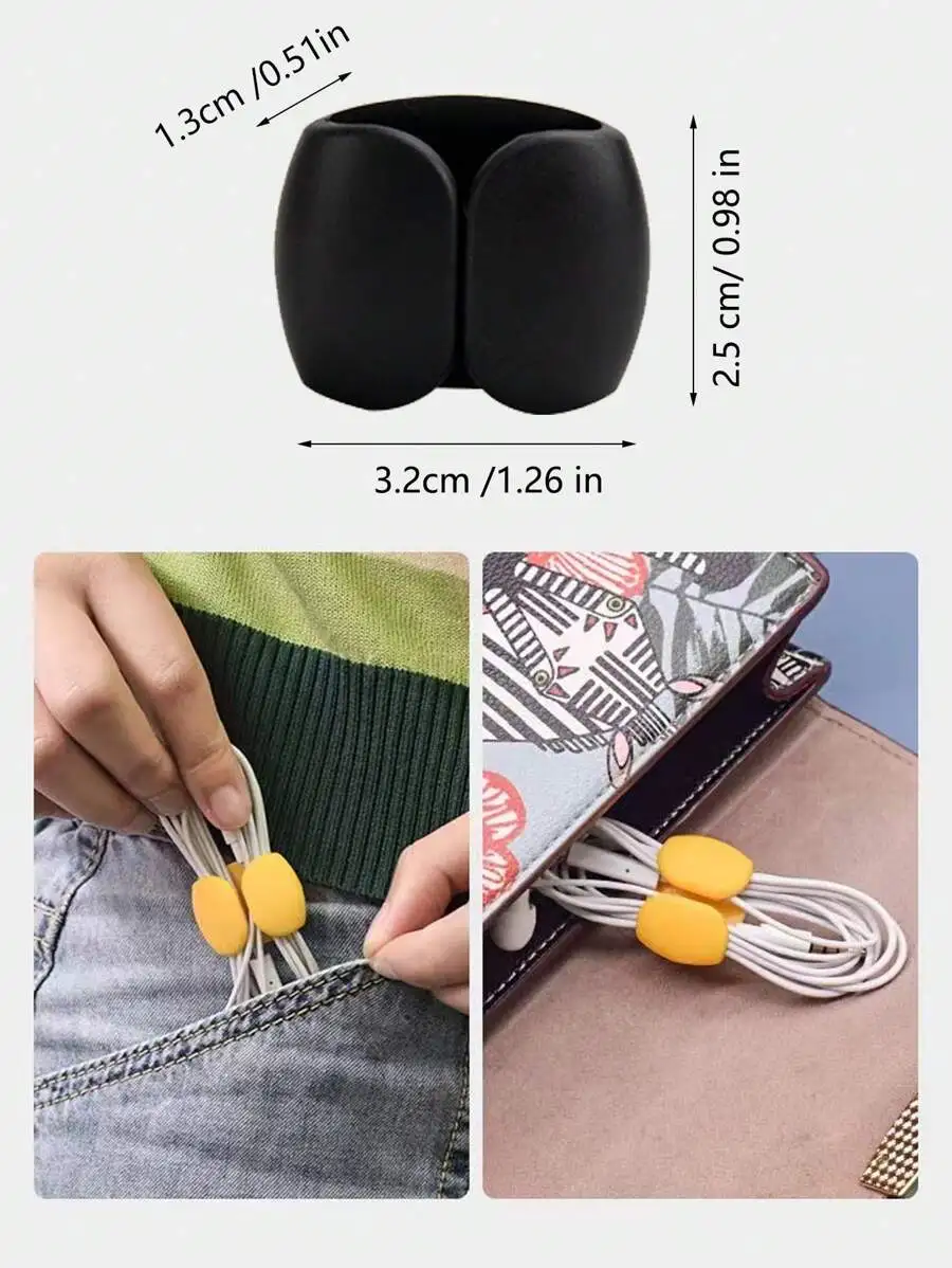 Compact Silicone Cable Organizer For Earphones, Chargers & Data Cords — Desk Tidy, Travel Essential, Back To School Accessory
Compact Silicone Cable Organizer For Earphones, Chargers & Data Cords — Desk Tidy, Travel Essential, Back To School Accessory