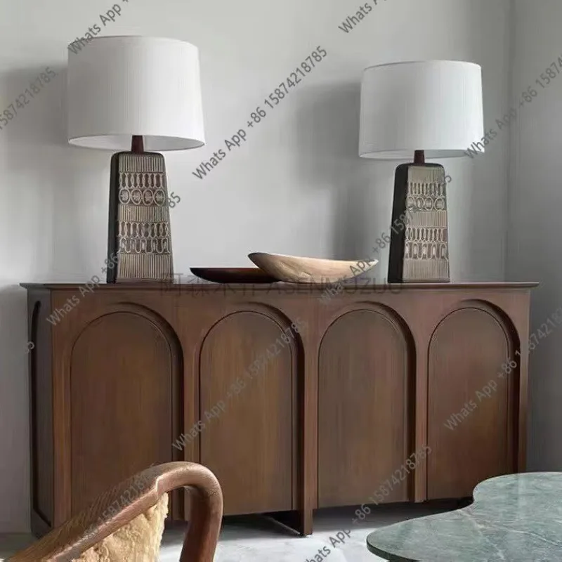 32 Retro Cherry Wood Solid Wood Dining Side Cabinet Medium And Ancient French Home Storage Cabinet Black Walnut Arch
32 Retro Cherry Wood Solid Wood Dining Side Cabinet Medium And Ancient French Home Storage Cabinet Black Walnut Arch