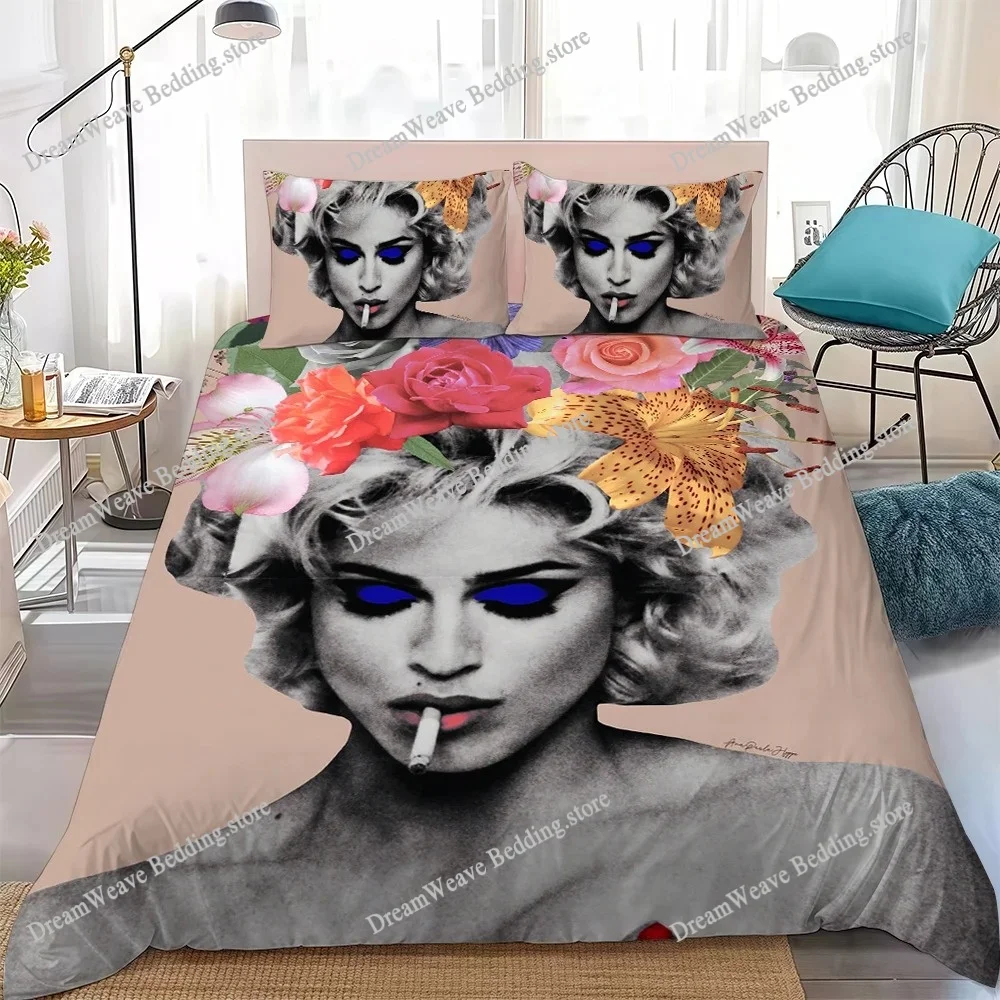 M-Madonna Singer Duvet Cover Set Home Style Bedding Soft Laundry Cotton Bed Student Dormitory Gift
M-Madonna Singer Duvet Cover Set Home Style Bedding Soft Laundry Cotton Bed Student Dormitory Gift