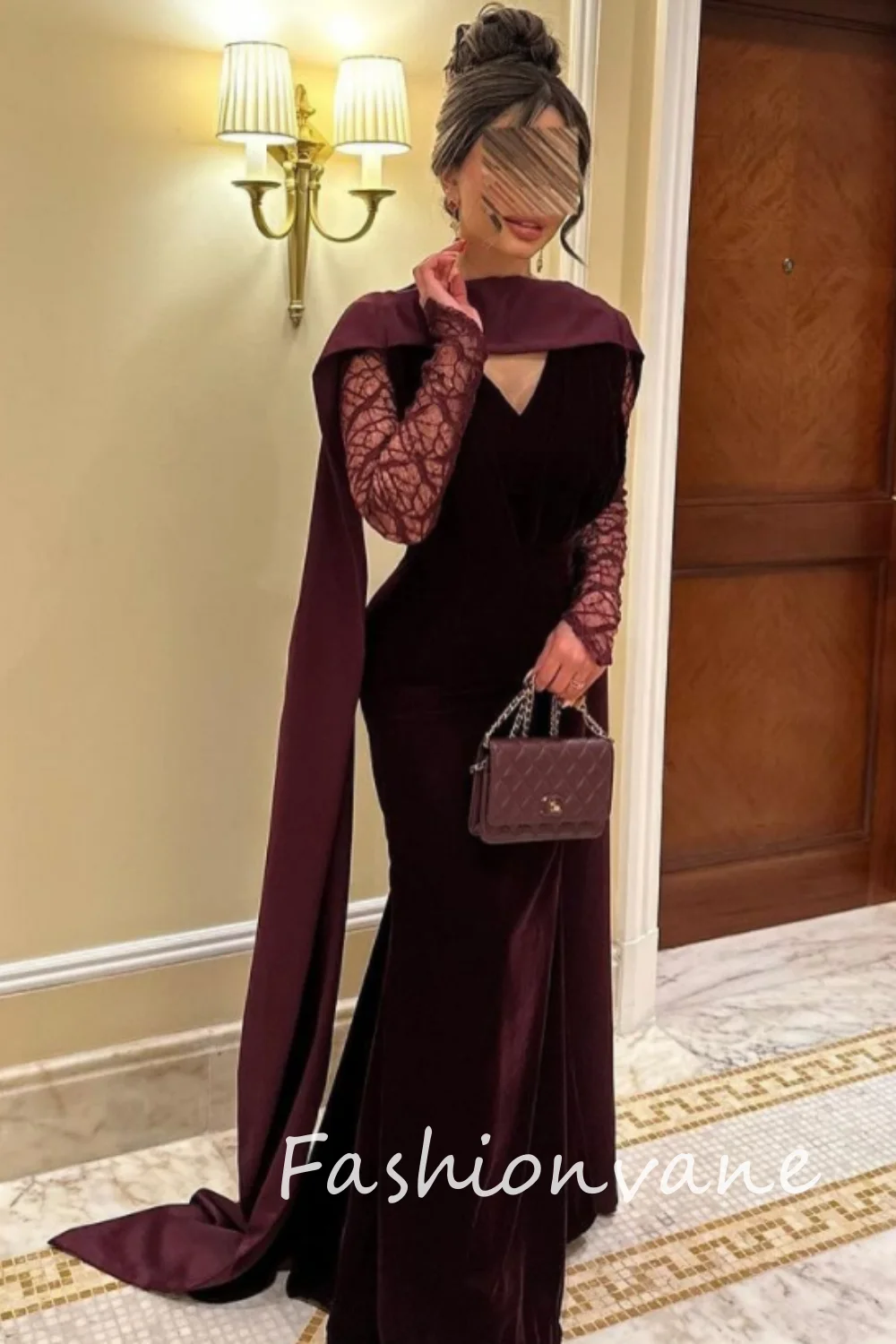 Fashionvane 2024 Customized Dubai Saudi Arabia Women Mermaid V Neck Long Lace Sleeves Sequins Prom Dress Formal Evening Gowns
Fashionvane 2024 Customized Dubai Saudi Arabia Women Mermaid V Neck Long Lace Sleeves Sequins Prom Dress Formal Evening Gowns