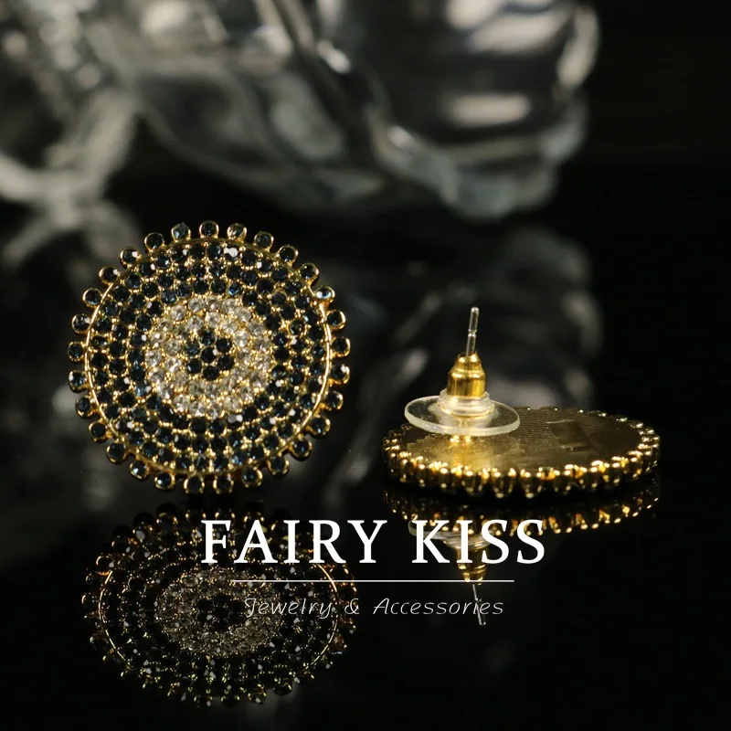 Винтажные круглые серьги со стразами и пуговицами, дизайнерские серьги из серебра 925 пробы с иглами
Винтажные круглые серьги со стразами и пуговицами, дизайнерские серьги из серебра 925 пробы с иглами