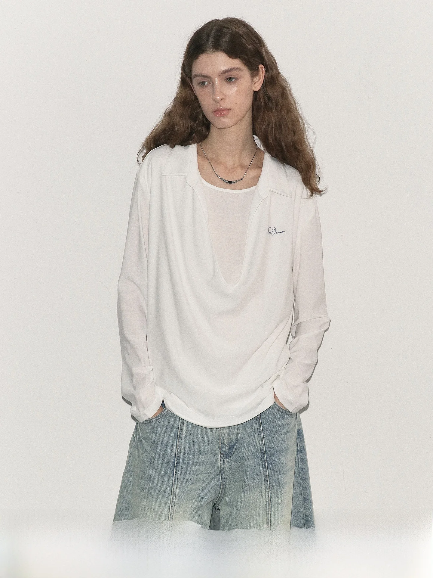 TearOcean Women's Long Sleeve T-Shirt Casual Loose Neck Swing Design Comfortable Cotton Blend Fashionable Commute Style
TearOcean Women's Long Sleeve T-Shirt Casual Loose Neck Swing Design Comfortable Cotton Blend Fashionable Commute Style