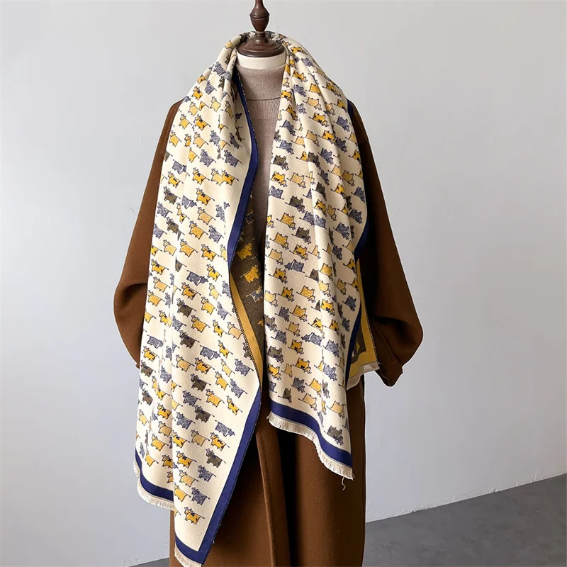 2024 Luxury Design Animal Autumn Winter Cashmere Scarves High Quality Women Thicken Wrap Shawl Ladies Wool Pashmina Scarf Female
2024 Luxury Design Animal Autumn Winter Cashmere Scarves High Quality Women Thicken Wrap Shawl Ladies Wool Pashmina Scarf Female