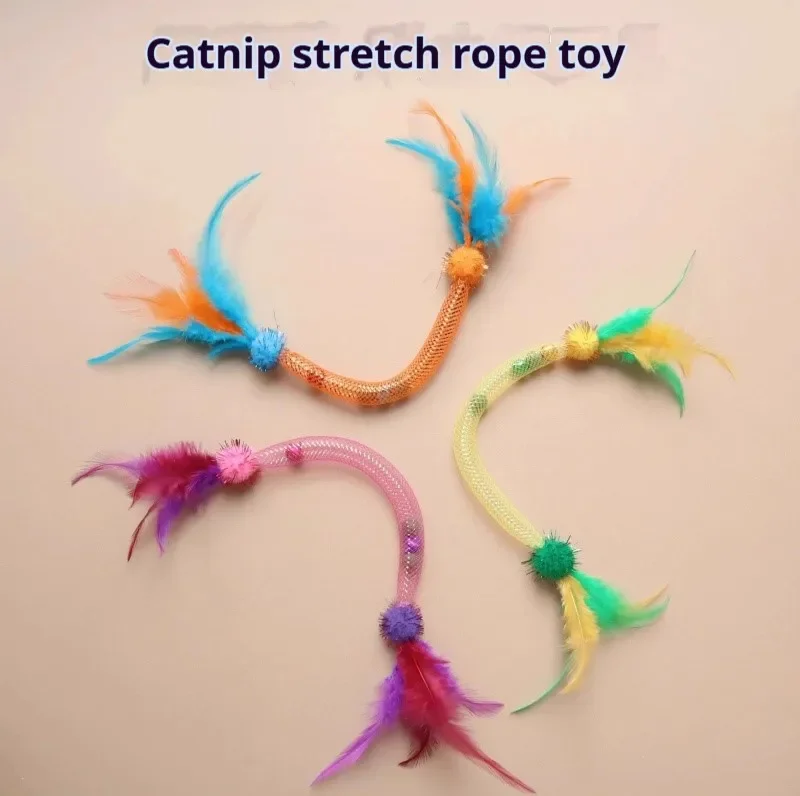Cat Toys Elastic Rope Pet Mint Ball Cat Teaser Stick Feather Kitten Teething Self High Pet Supplies
Cat Toys Elastic Rope Pet Mint Ball Cat Teaser Stick Feather Kitten Teething Self High Pet Supplies