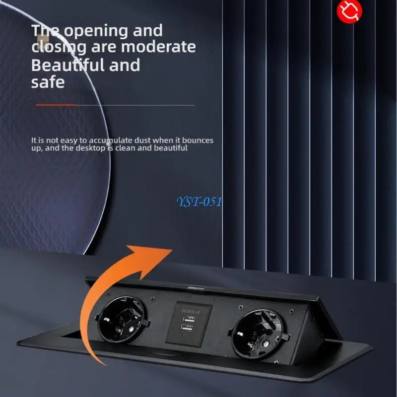 E15A Office Desk Integrated Power Outlet Double EU Outlet USB Device 1.5Meter Cable Plan
E15A Office Desk Integrated Power Outlet Double EU Outlet USB Device 1.5Meter Cable Plan