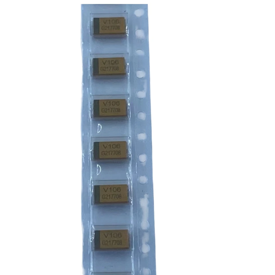 100 шт./лот C 2312 6032 10 мкФ 16В 25В 35В ±10%, V106 CA45-C035K106T, 6,0 мм*3,2 мм, SMD танталовый конденсатор
100 шт./лот C 2312 6032 10 мкФ 16В 25В 35В ±10%, V106 CA45-C035K106T, 6,0 мм*3,2 мм, SMD танталовый конденсатор