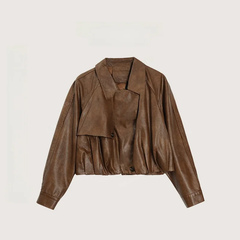 Neadada Women's Faion Leather Jaet ort Long Sve Slim Fit Design Winter Warm Color PU Leather Coat
Neadada Women's Faion Leather Jaet ort Long Sve Slim Fit Design Winter Warm Color PU Leather Coat