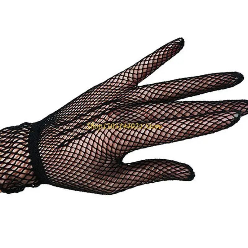 N5KE Women Girls Summer UV-Proof Mesh Net Gloves Color Full Finger Mittens for Wedding 80s Retro Party
N5KE Women Girls Summer UV-Proof Mesh Net Gloves Color Full Finger Mittens for Wedding 80s Retro Party