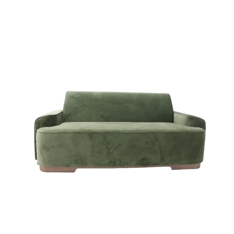 Velvet three-seater sofa, modern design high-density foam sofa, living room hotel furniture
Velvet three-seater sofa, modern design high-density foam sofa, living room hotel furniture