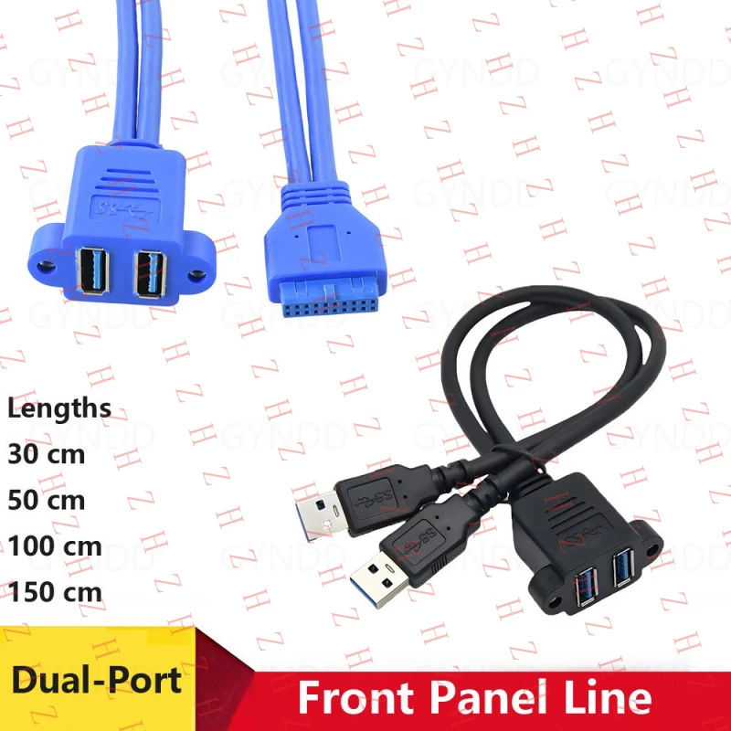 U+ Dual USB 3.0 A Male to Dual Female Screw Panel Mount Extension Cable 30cm-150cm【Wholesale private message sellers】
U+ Dual USB 3.0 A Male to Dual Female Screw Panel Mount Extension Cable 30cm-150cm【Wholesale private message sellers】