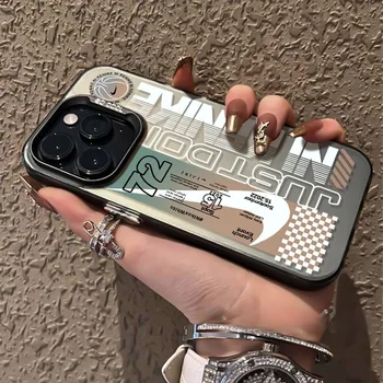 Fashion Ins Phone Case For iPhone 16 15 14 13 12 11 Pro Max XR 8 7 Plus Anti Fall Matte Back Cover