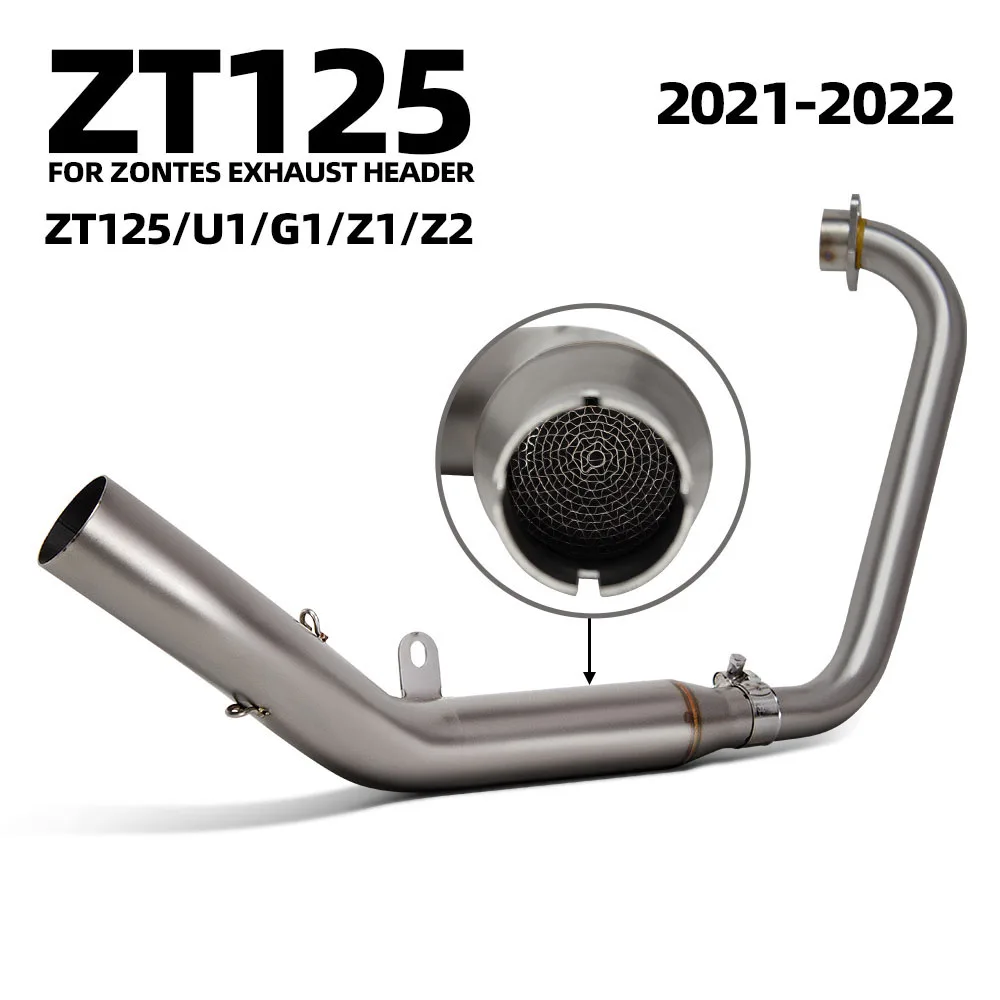 Motorcycle Exhaust Manifold Street Bike Escape Front Link Pipe For Zontes ZT125 ZT155 Z1 Z2 U1 G1 2021-2022
Motorcycle Exhaust Manifold Street Bike Escape Front Link Pipe For Zontes ZT125 ZT155 Z1 Z2 U1 G1 2021-2022