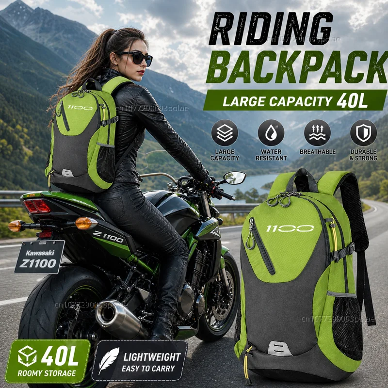 For Kawasaki Ninja 1100SX SE Versys 1000 SE Versys 1100 SE Z1100 SE LarRacing travel Men waterproof Backpack Bag Motorcycle Gift
For Kawasaki Ninja 1100SX SE Versys 1000 SE Versys 1100 SE Z1100 SE LarRacing travel Men waterproof Backpack Bag Motorcycle Gift