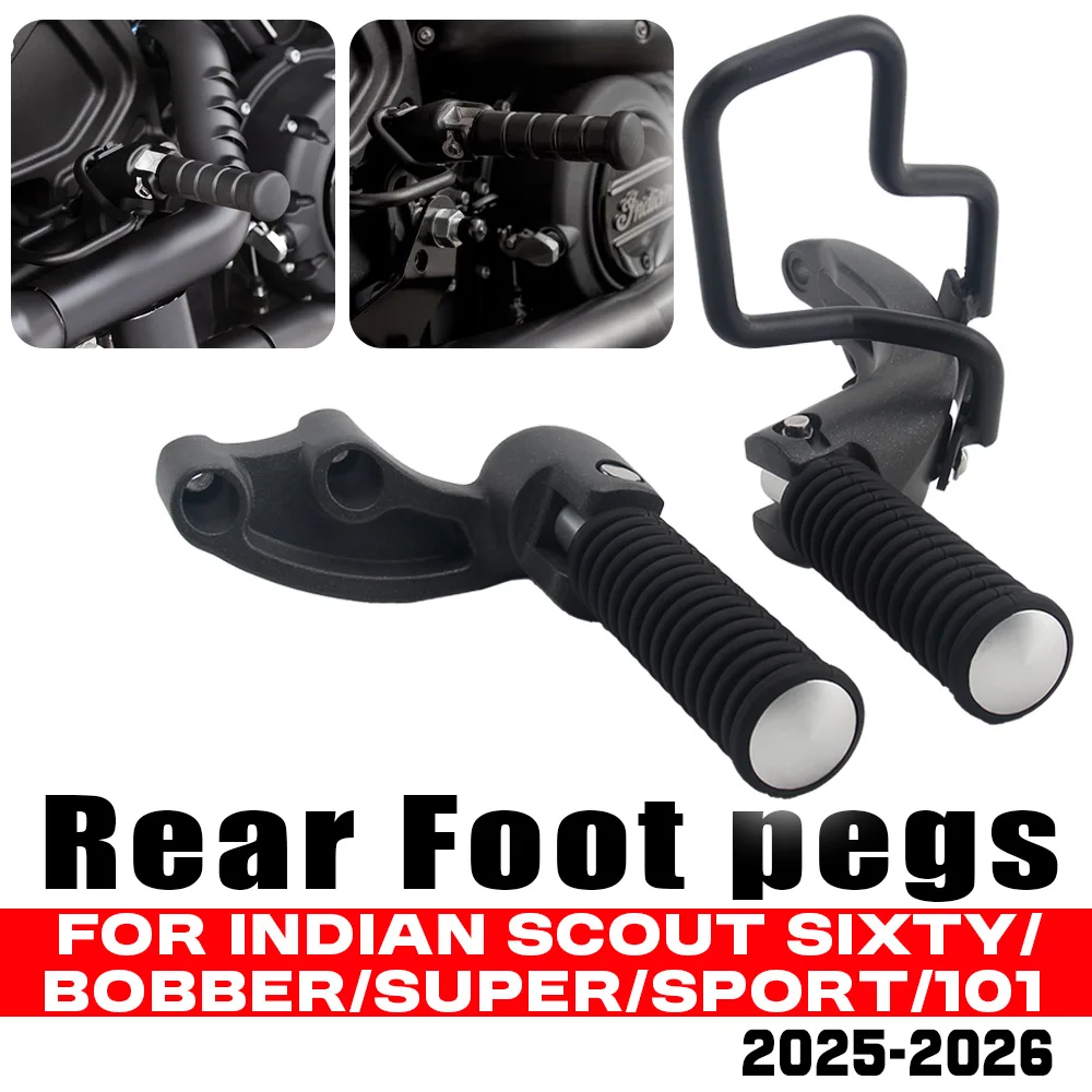 Motorcycle Rearset Footpegs For Indian Scout 2025-2026 Sixty Bobber 101 Sport Super Limited +Tech Foldable Passenger Footrest
Motorcycle Rearset Footpegs For Indian Scout 2025-2026 Sixty Bobber 101 Sport Super Limited +Tech Foldable Passenger Footrest