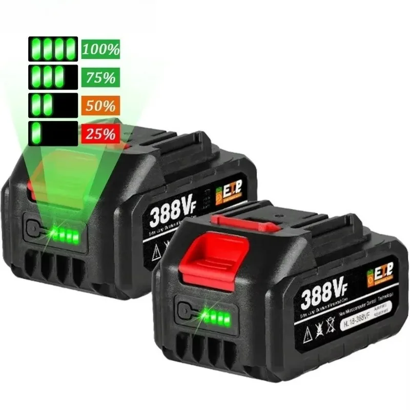 21V 22500mAh Rechargeable Li-lon Battery with Battery Indicator for 21V BL1830 BL1840 BL1850 BL186 Power Tool Battery
21V 22500mAh Rechargeable Li-lon Battery with Battery Indicator for 21V BL1830 BL1840 BL1850 BL186 Power Tool Battery