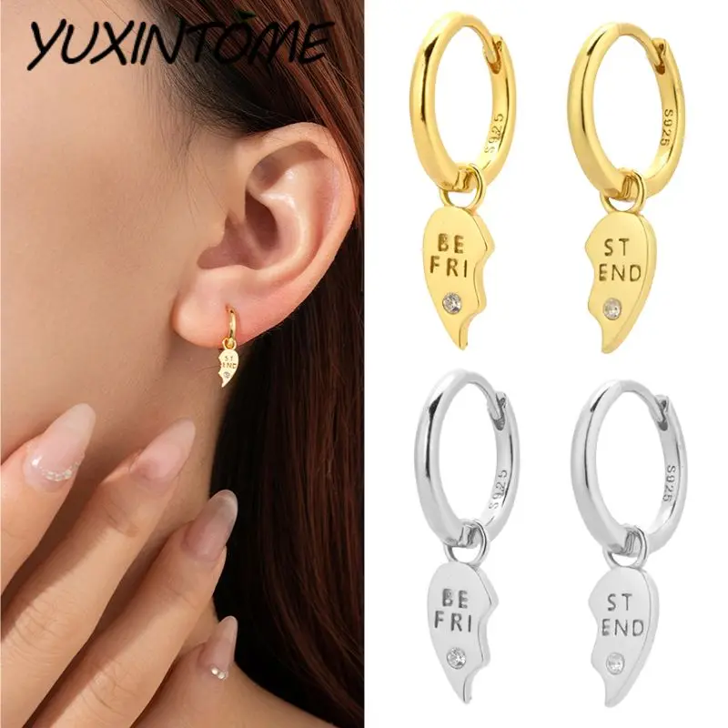925 Sterling Silver Needle Micro Set Zircon Engraved Letters Splicing Drop Earrings Popular European American Valentine's Gift
925 Sterling Silver Needle Micro Set Zircon Engraved Letters Splicing Drop Earrings Popular European American Valentine's Gift