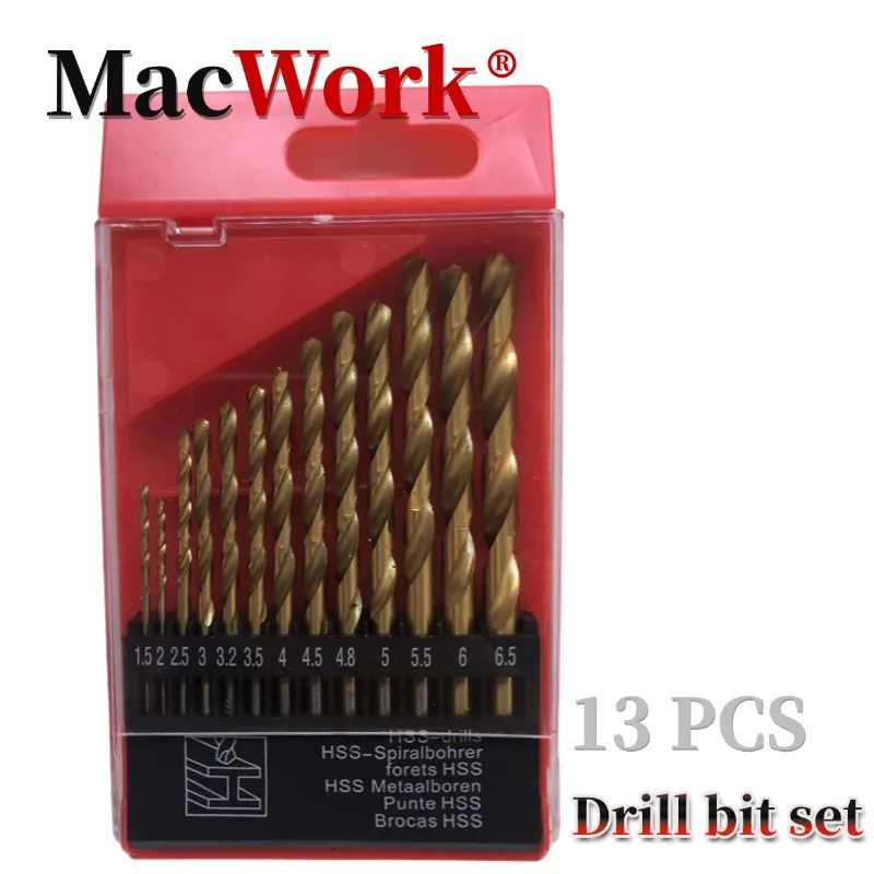 13 PCS Bit Set Twist Drill for Drilling Holes with Drill Bits Toughbuilt Mechanical Bore Bit
13 PCS Bit Set Twist Drill for Drilling Holes with Drill Bits Toughbuilt Mechanical Bore Bit