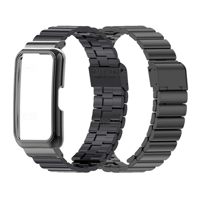 Металлический чехол-браслет для Huawei Band 7 6 Pro, защитный браслет из нержавеющей стали, ремешок для Honor Band 6 7, защитная рамка
Металлический чехол-браслет для Huawei Band 7 6 Pro, защитный браслет из нержавеющей стали, ремешок для Honor Band 6 7, защитная рамка