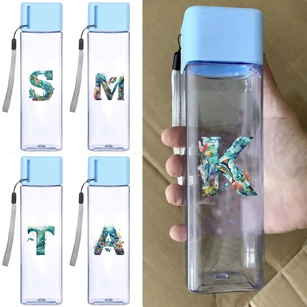 Leak-Proof Sports Water Bottle Portable Sports Water Cup Transparent Milk Bottle Drinking Jug Unisex Fish Letter Pattern
Leak-Proof Sports Water Bottle Portable Sports Water Cup Transparent Milk Bottle Drinking Jug Unisex Fish Letter Pattern