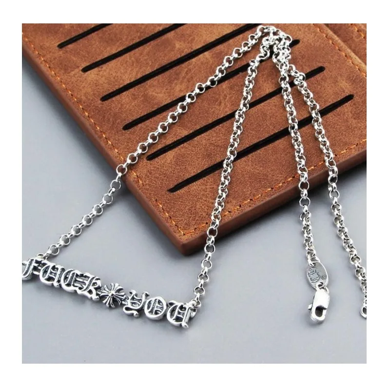 Chaoxuan Luo Xin Necklace Retro Alphanumeric Text Round Bead Chain Necklace Female Simple Mori Clavicle Chain Tide
Chaoxuan Luo Xin Necklace Retro Alphanumeric Text Round Bead Chain Necklace Female Simple Mori Clavicle Chain Tide