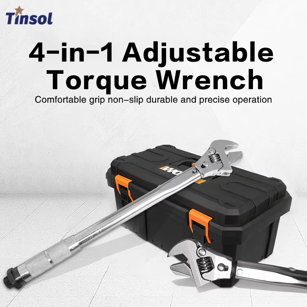 Многофункциональный динамометрический ключ TINSOL 19-110 Нм с регулируемым крутящим моментом, 43 мм, регулируемый разводной ключ, инструмент для обслуживания
Многофункциональный динамометрический ключ TINSOL 19-110 Нм с регулируемым крутящим моментом, 43 мм, регулируемый разводной ключ, инструмент для обслуживания