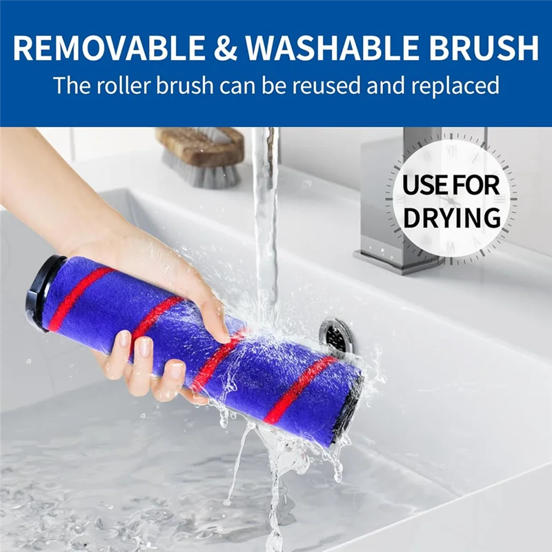 Quick Release Roller Brush Head For Dyson V7 V8 V10 V11 V15 Vacuums - LED Light, Cleaning Head For Hard Floors & Carpet-ABLI
Quick Release Roller Brush Head For Dyson V7 V8 V10 V11 V15 Vacuums - LED Light, Cleaning Head For Hard Floors & Carpet-ABLI