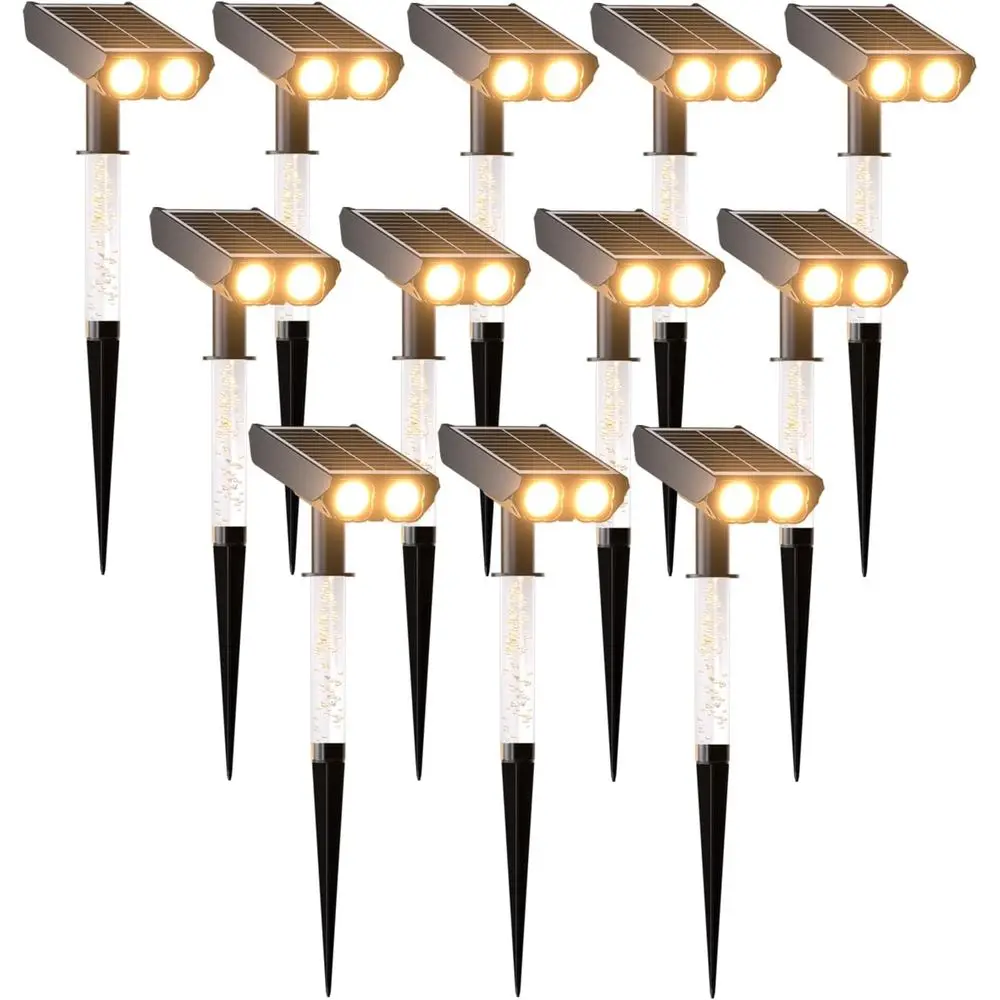 2-in-1 Outdoor Waterproof Spotlights with 2 Lighting Modes, PC Light Guide, Warm Yellow 3000K, IP65 Rated, 12-Pack
2-in-1 Outdoor Waterproof Spotlights with 2 Lighting Modes, PC Light Guide, Warm Yellow 3000K, IP65 Rated, 12-Pack