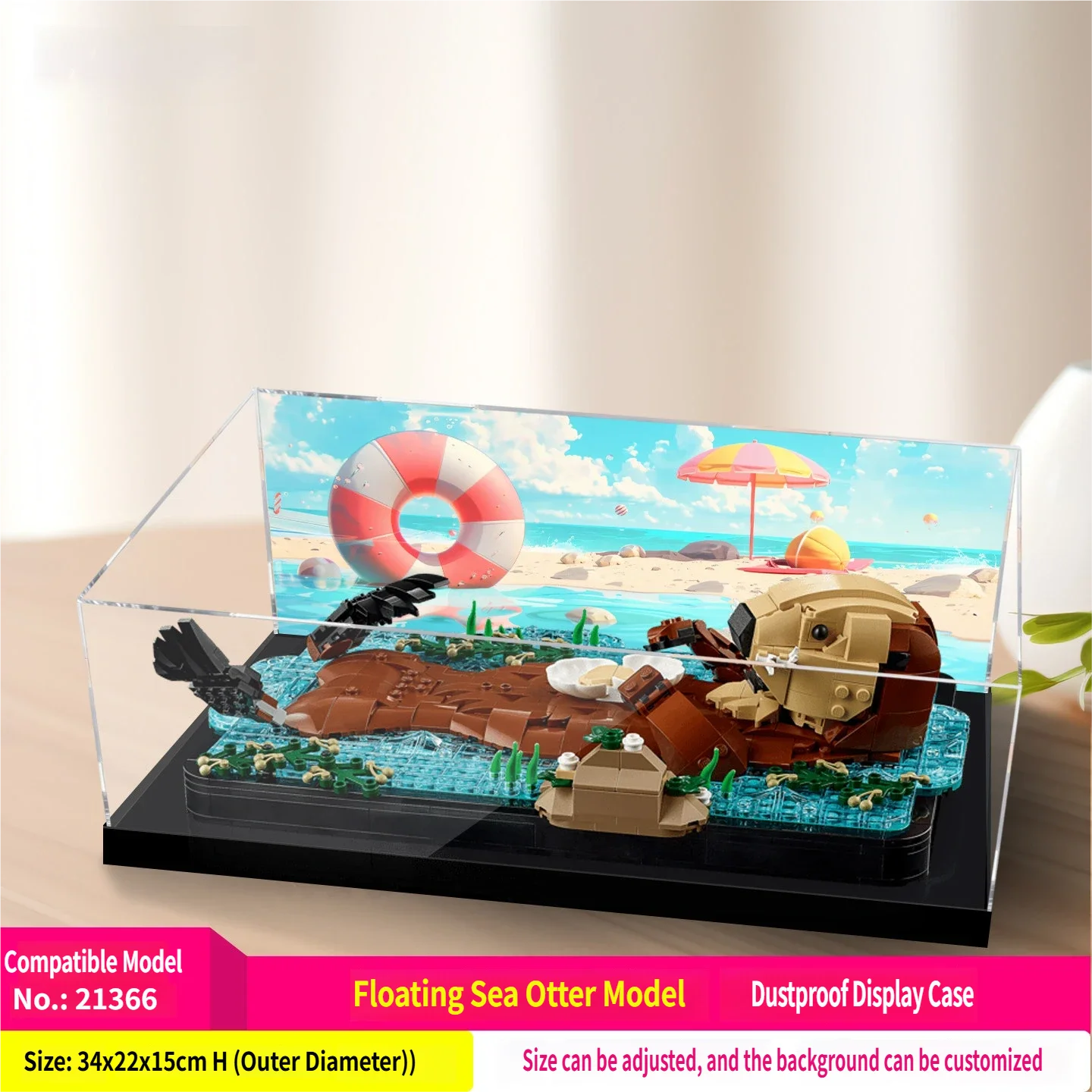 Acrylic Display Case for lego 21366 Floating Sea Otter Model,Dustproof Showcase,Clear Collectible Display Box-Model Not Included
Acrylic Display Case for lego 21366 Floating Sea Otter Model,Dustproof Showcase,Clear Collectible Display Box-Model Not Included