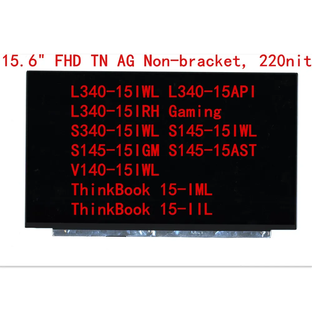 Original For Lenovo Ideapad L340-15IRH IWL API S145-15IWL IGM AST 15-IML IIL S340-15IWL FHD LCD Screen 5D10R41288 5D11D96483
Original For Lenovo Ideapad L340-15IRH IWL API S145-15IWL IGM AST 15-IML IIL S340-15IWL FHD LCD Screen 5D10R41288 5D11D96483