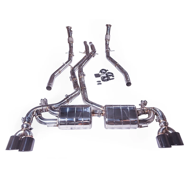 For Suitable the 2018-2024 Porsche Cayenne 3.0T V6 Front Pipe + Catback Valvetronic Exhaust System Muffler
For Suitable the 2018-2024 Porsche Cayenne 3.0T V6 Front Pipe + Catback Valvetronic Exhaust System Muffler