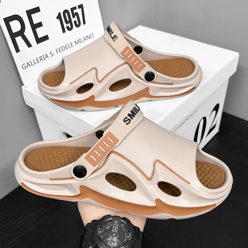 Large Size Sports Slippers Trend Color Design Original Brand Casual New Wear-resistant Thick Bottom Soft Outdoor Indoor Two Wear
Large Size Sports Slippers Trend Color Design Original Brand Casual New Wear-resistant Thick Bottom Soft Outdoor Indoor Two Wear