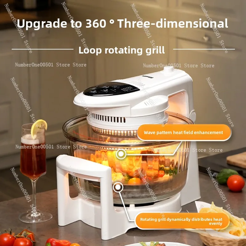 Visual Air Fryer Low Fat No Smoke Silent Multi-function Light Wave Cooking Appliance
Visual Air Fryer Low Fat No Smoke Silent Multi-function Light Wave Cooking Appliance
