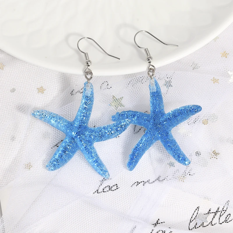 Fashion Candy Color Sequin Starfish Earrings for Women Girls Summer Beach Bohemia Drop Earrings Vacation Jewelry Gifts
Fashion Candy Color Sequin Starfish Earrings for Women Girls Summer Beach Bohemia Drop Earrings Vacation Jewelry Gifts