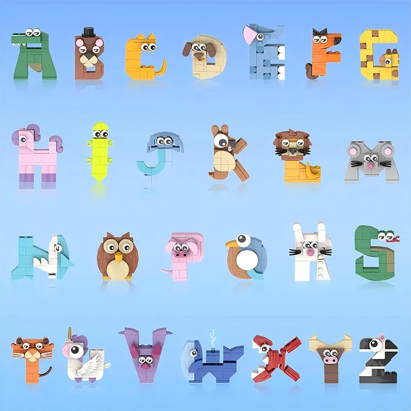 Animal Uppercase Letters 26 Style English Alphabet Building Blocks Letters Lore (A-Z) Educational Toys Desktop Model Ornaments
Animal Uppercase Letters 26 Style English Alphabet Building Blocks Letters Lore (A-Z) Educational Toys Desktop Model Ornaments