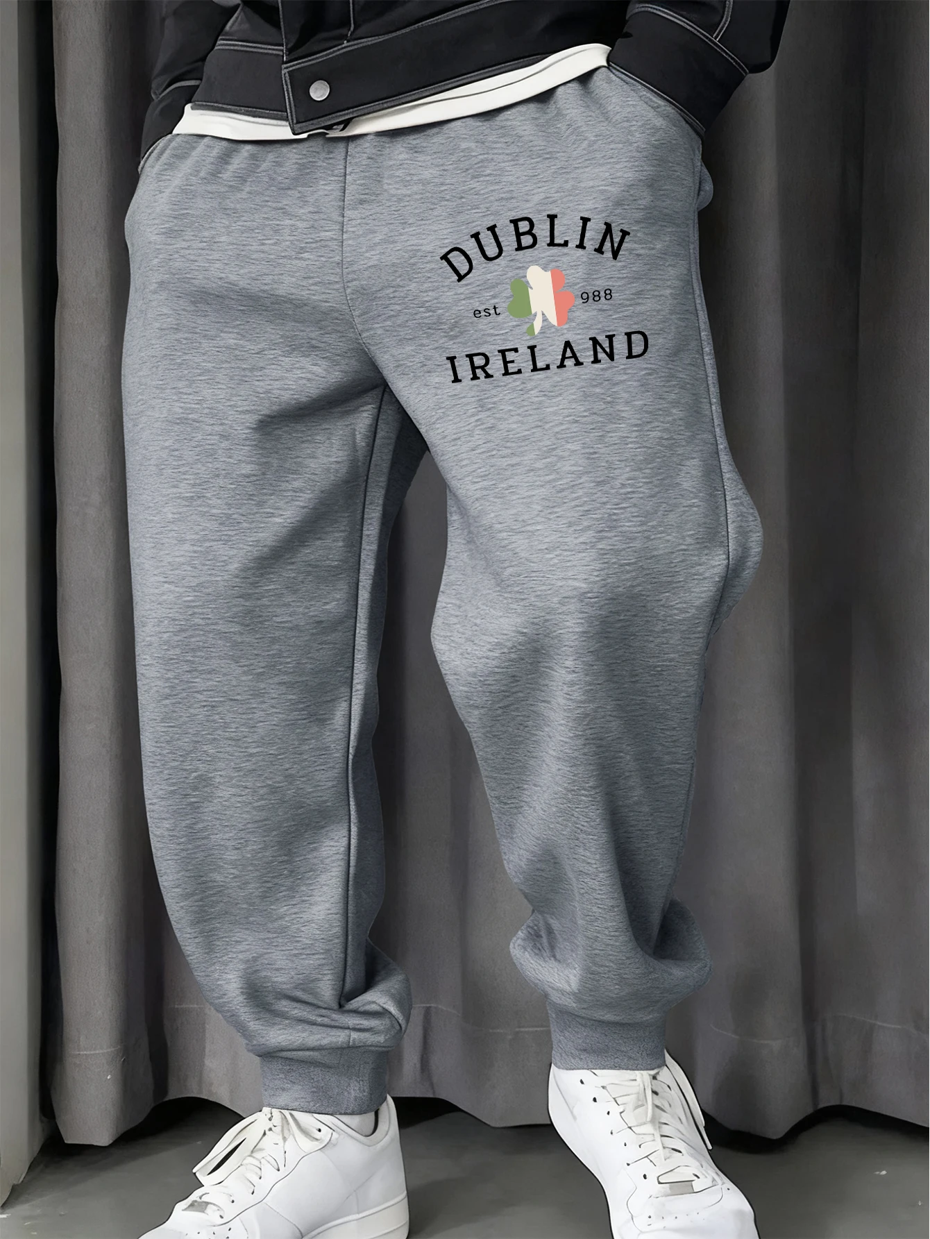 Dublin Ireland Est 988 Printed Men Jogging Pants Pocket Long Pant Autumn Casual Man Sweatpants All-Match Fleece Trousers
Dublin Ireland Est 988 Printed Men Jogging Pants Pocket Long Pant Autumn Casual Man Sweatpants All-Match Fleece Trousers