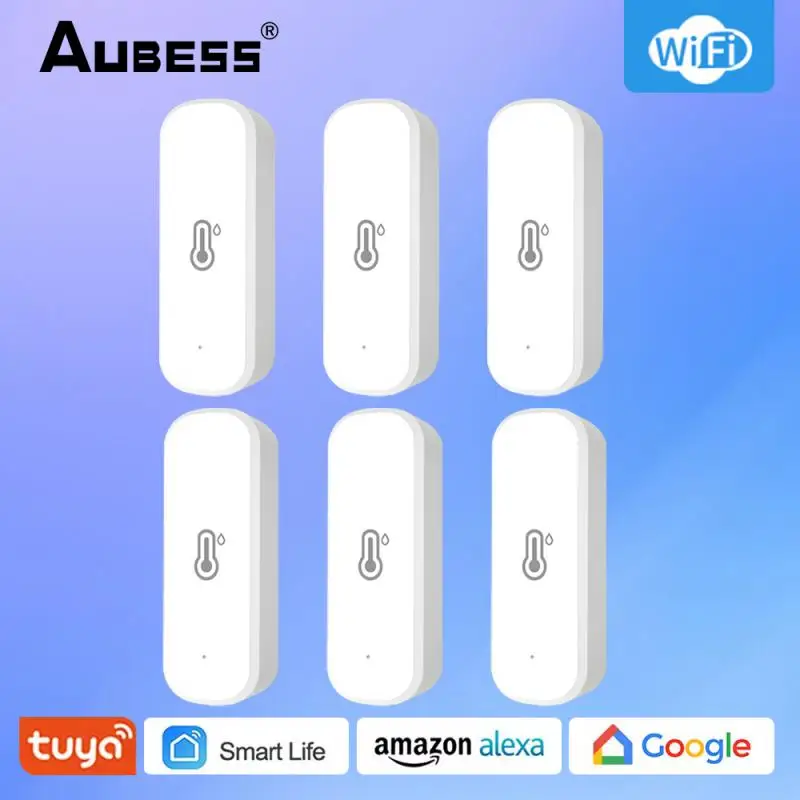 Tuya Smart WIFI Temperature And Humidity Sensor Indoor Hygrometer Thermometer Smart Life Control Support Alexa Google Assistant
Tuya Smart WIFI Temperature And Humidity Sensor Indoor Hygrometer Thermometer Smart Life Control Support Alexa Google Assistant