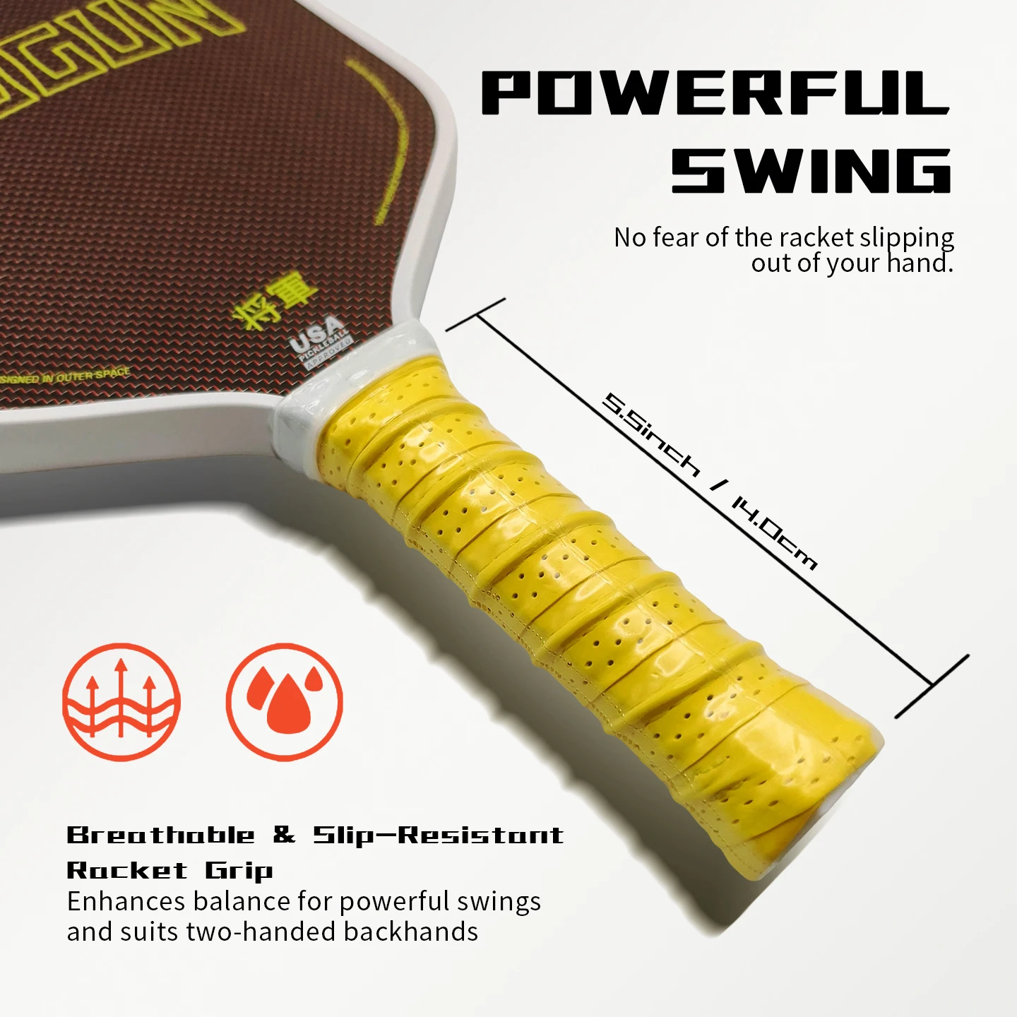 Professional SHOGUN Bread and Butter Pickleball Paddle USAPA Certified Titanium Wire EPP Core Non-Slip Grip for Indoor Outdoor P
Professional SHOGUN Bread and Butter Pickleball Paddle USAPA Certified Titanium Wire EPP Core Non-Slip Grip for Indoor Outdoor P