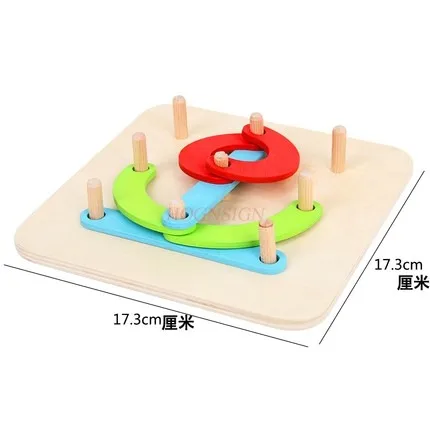 Wooden pegboard ever-changing jigsaw puzzle sets of columns assemble building blocks 3-4 year old children's educational toys
Wooden pegboard ever-changing jigsaw puzzle sets of columns assemble building blocks 3-4 year old children's educational toys