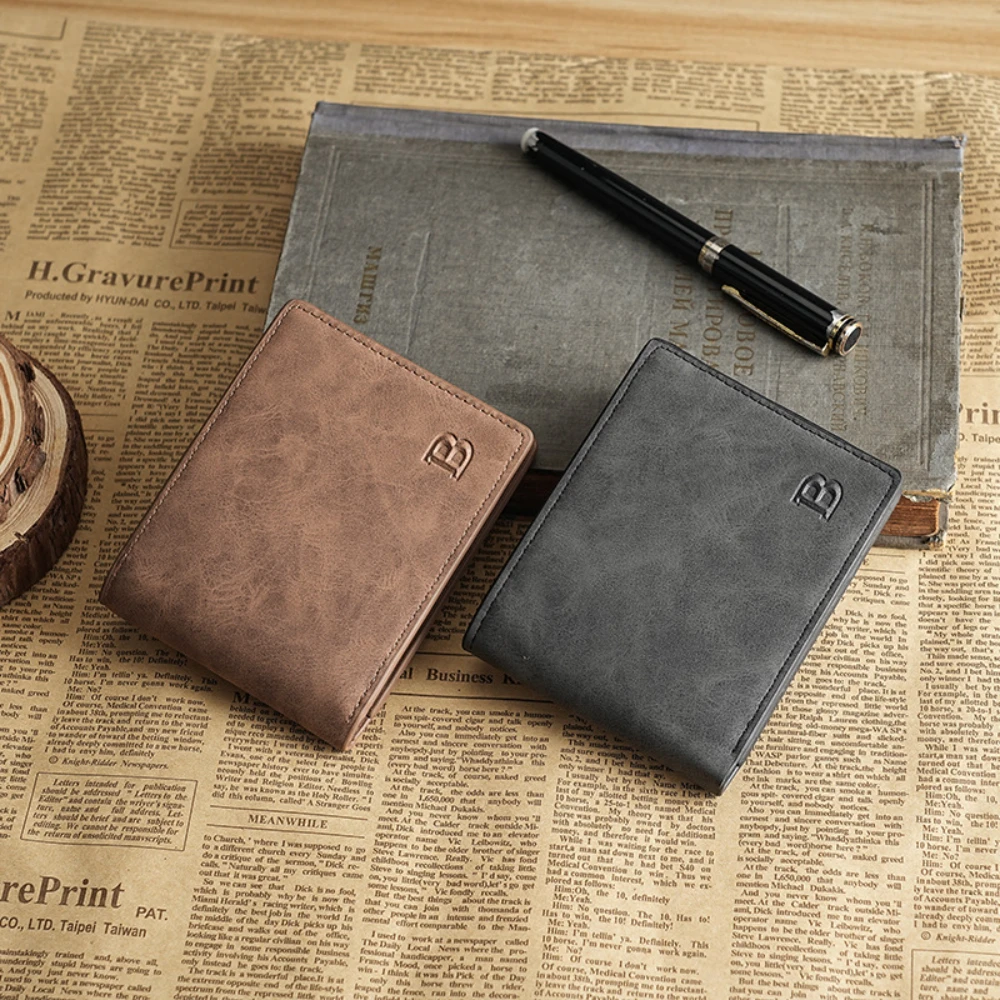 New Retro Men Soft Leather Wallets Small Money Purses Trendy Design Money Purses Business Men Thin Wallet with Coin Bag Zipper
New Retro Men Soft Leather Wallets Small Money Purses Trendy Design Money Purses Business Men Thin Wallet with Coin Bag Zipper