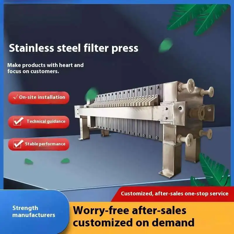 Stainless Steel Plate And Frame Press, Pressing Yellow Filter Machine plate And Frame Filter Press Automatic Stainless Steel
Stainless Steel Plate And Frame Press, Pressing Yellow Filter Machine plate And Frame Filter Press Automatic Stainless Steel