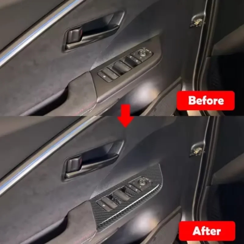 ABS Window Glass Lift Control Switch Button Decoration Frame Cover Trim Fit For Toyota C-HR CHR 2024 2025 LHD Car Accessories
ABS Window Glass Lift Control Switch Button Decoration Frame Cover Trim Fit For Toyota C-HR CHR 2024 2025 LHD Car Accessories