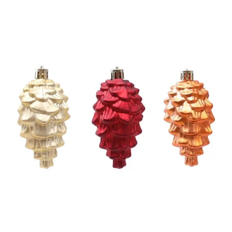 G6KF Set of 2 Artistic Color Pinecone Christmas Ornaments Eye Catching Festival Tree Decorations
G6KF Set of 2 Artistic Color Pinecone Christmas Ornaments Eye Catching Festival Tree Decorations