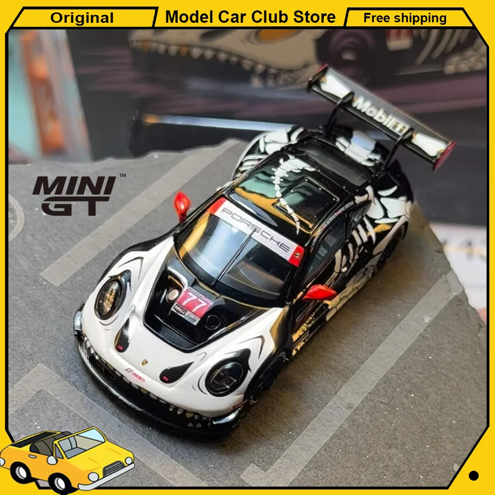 MINIGT 1:64 Porsche 911 GT3 R #77 #1143 Skeleton Dinosaur AO Racing 2025 IMSA Le Mans Alloy Car Model Diecast Collection Toys
MINIGT 1:64 Porsche 911 GT3 R #77 #1143 Skeleton Dinosaur AO Racing 2025 IMSA Le Mans Alloy Car Model Diecast Collection Toys