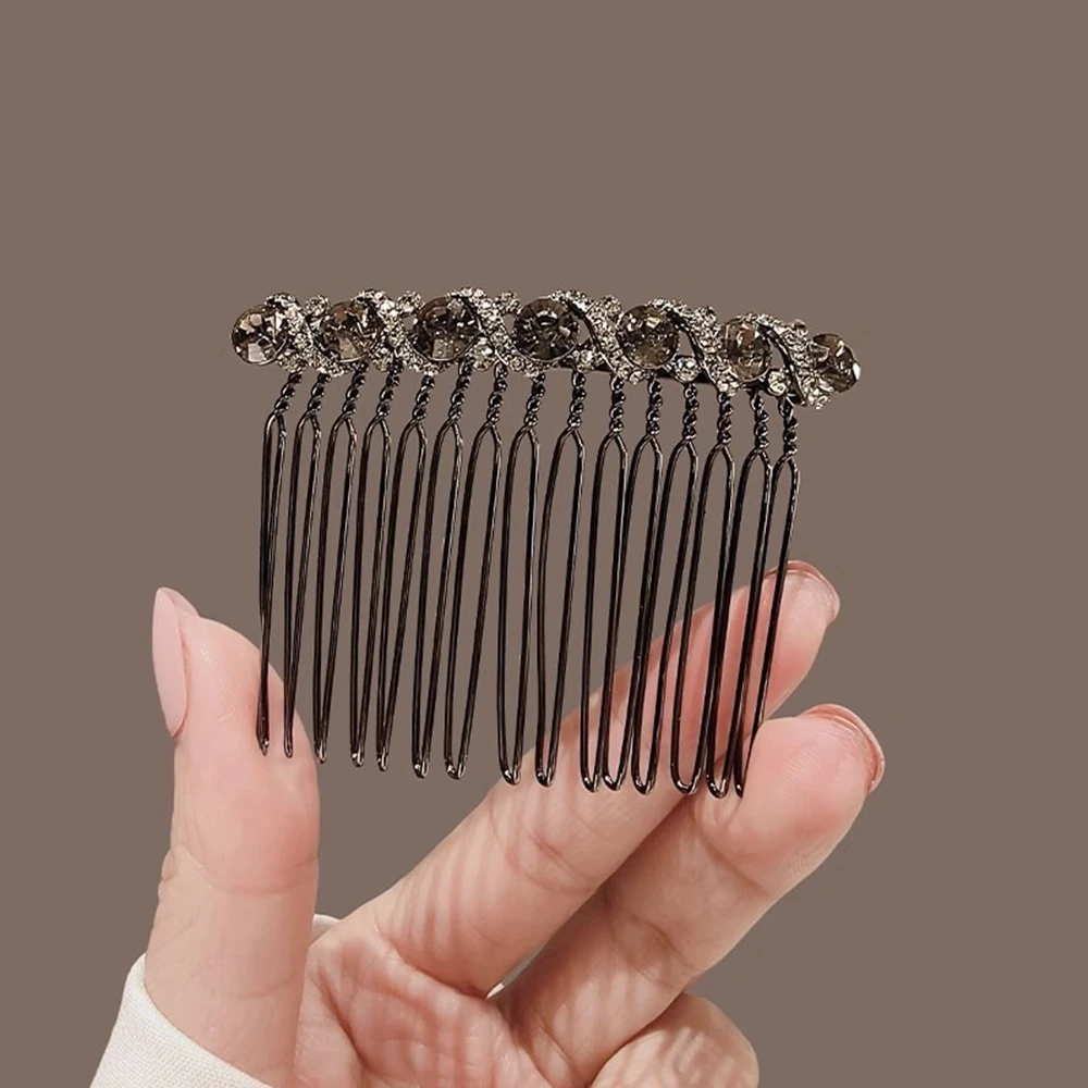 Black Rhinestone Hair Comb Insert Barrette Women Elegant Side Bangs Accessories Gift
Black Rhinestone Hair Comb Insert Barrette Women Elegant Side Bangs Accessories Gift