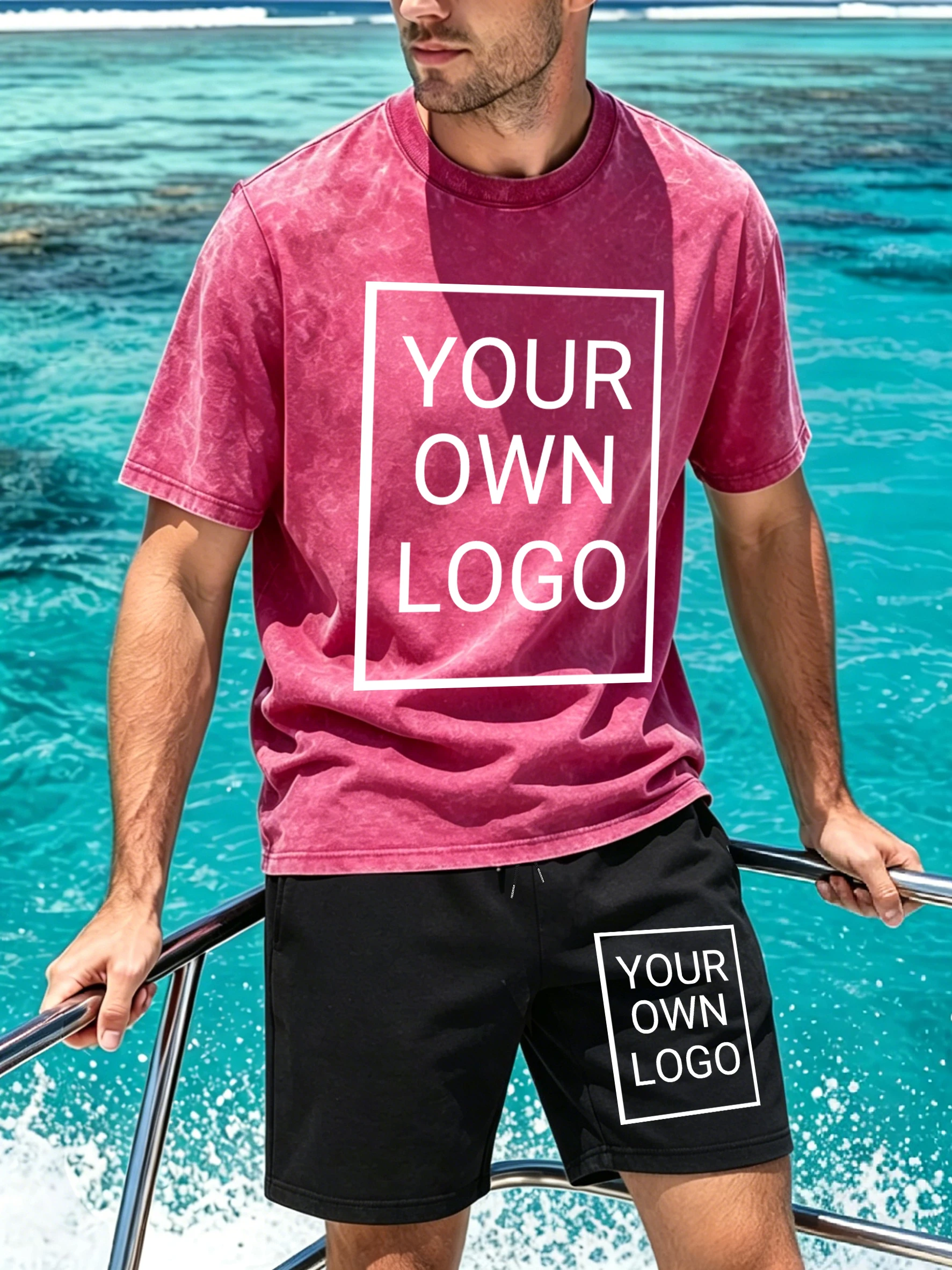Custom Logo Personalized DIY Men's Washed T Shirts Suits Cotton Summer T-Shirt Crewneck Loose Sportswear Set Pocket Shorts
Custom Logo Personalized DIY Men's Washed T Shirts Suits Cotton Summer T-Shirt Crewneck Loose Sportswear Set Pocket Shorts