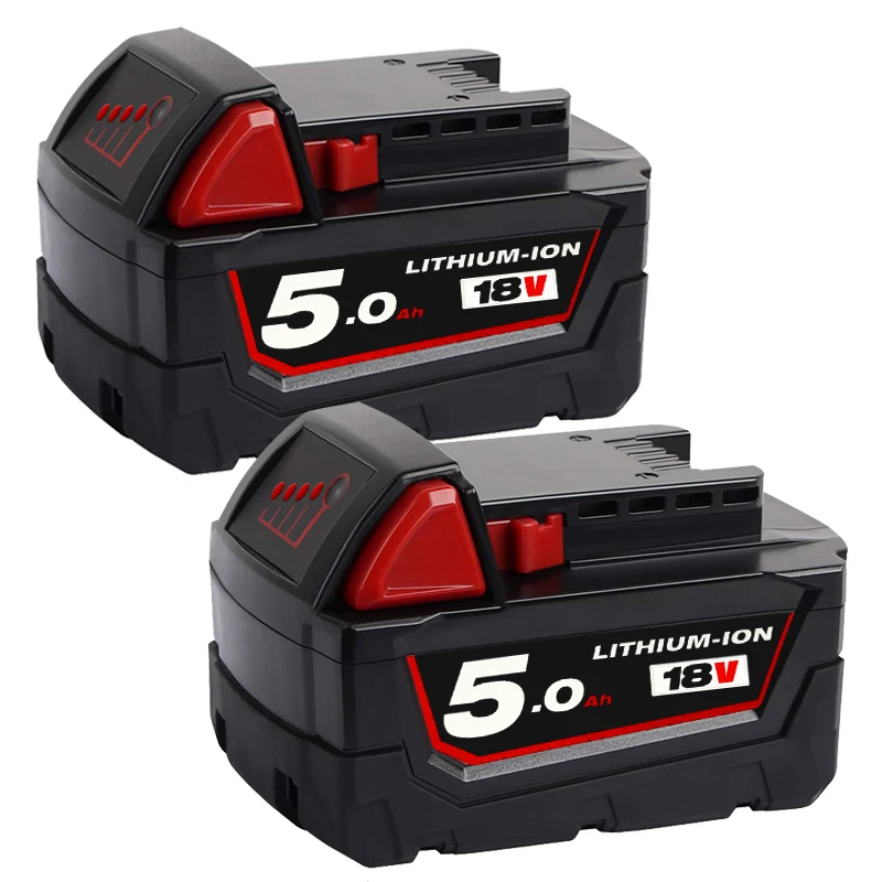Сменная батарея 18 в 1860 Ач 1850 Ач для Milwaukee M18, литиевая батарея 48-11-1840 48-11-1820 48-11-48-11-, перезаряжаемые батареи
Сменная батарея 18 в 1860 Ач 1850 Ач для Milwaukee M18, литиевая батарея 48-11-1840 48-11-1820 48-11-48-11-, перезаряжаемые батареи