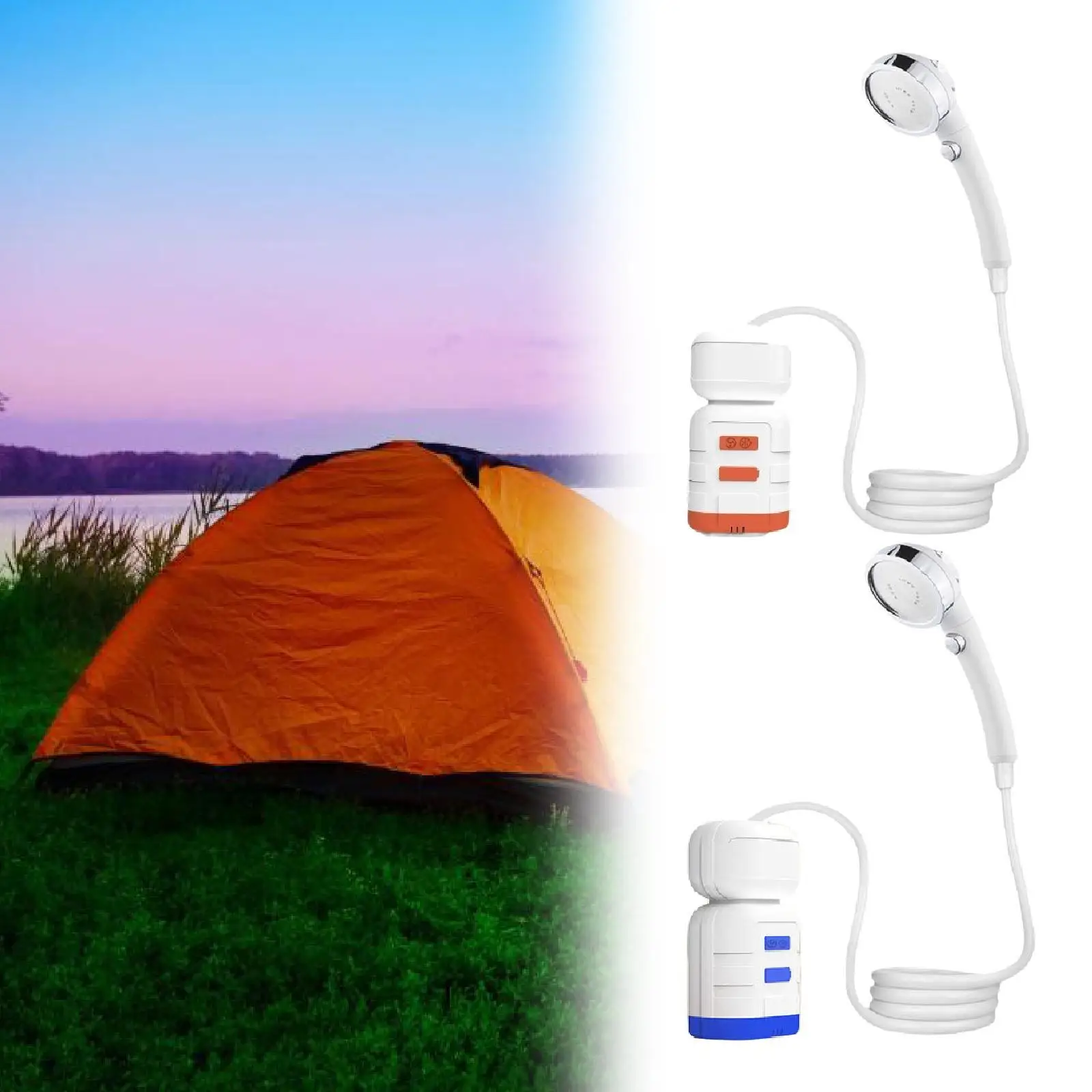 Портативный душ для кемпинга, мощный насос для воды, насос для душа на открытом воздухе, для путешествий, купания, общежития, полива растений, автофургона
Портативный душ для кемпинга, мощный насос для воды, насос для душа на открытом воздухе, для путешествий, купания, общежития, полива растений, автофургона