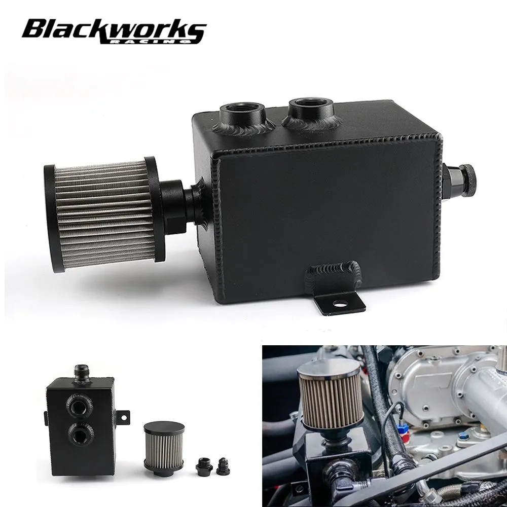 1L/2L Universal Car Aluminum Oil Catch Can Tank Silver Black Fuel Tanks with Breather Filter Drain Tap 1LT/2LT Baffled
1L/2L Universal Car Aluminum Oil Catch Can Tank Silver Black Fuel Tanks with Breather Filter Drain Tap 1LT/2LT Baffled