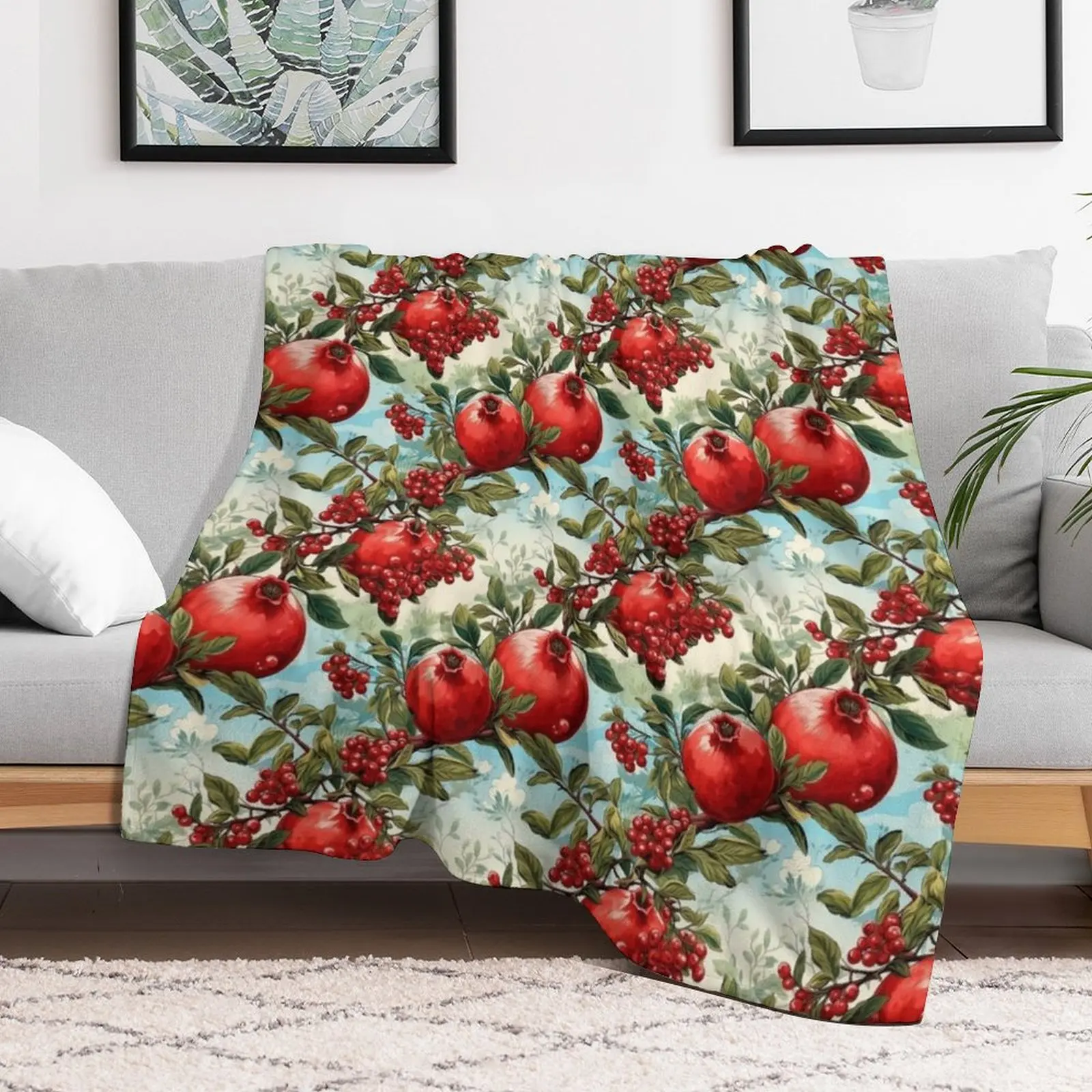 Red pomegranates and seeds against the blue sky Throw Blanket Sofas Vintage Decorative Sofa Soft Plush Plaid Blankets
Red pomegranates and seeds against the blue sky Throw Blanket Sofas Vintage Decorative Sofa Soft Plush Plaid Blankets