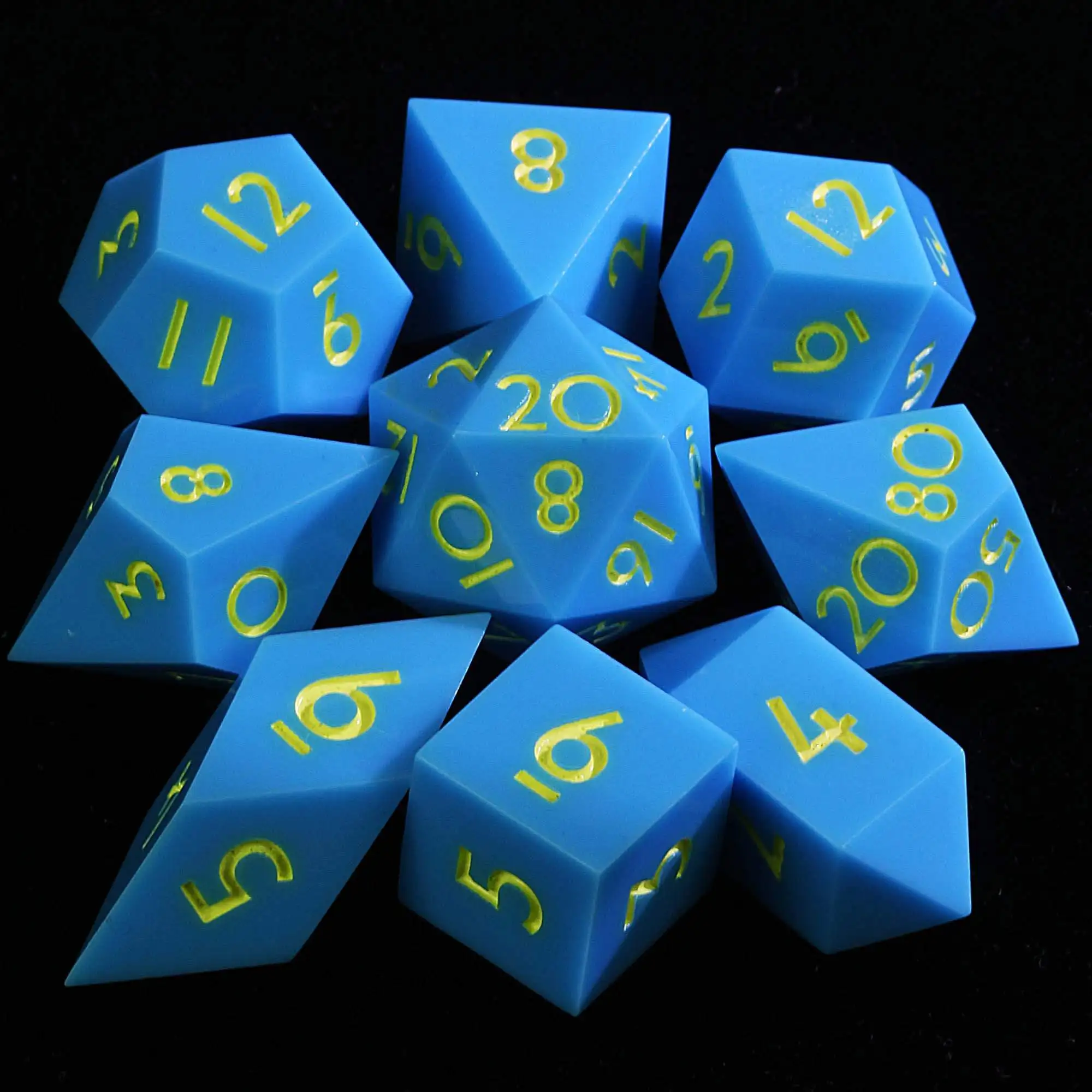 9 Polyhedral Resin Sets DnD Dice Cerulean Feather Cry
9 Polyhedral Resin Sets DnD Dice Cerulean Feather Cry